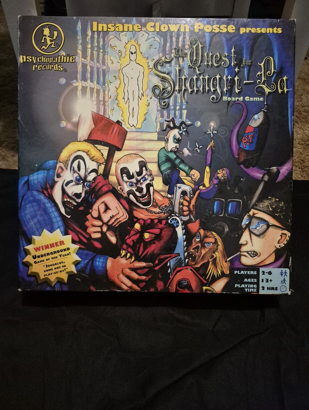 Insane Clown Posse The Quest for Shangri-La Board Game  SUPER RARE!!!